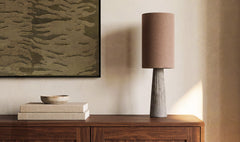 Capra Dark Brown 5 in 22. Table Lamp - Ornate Home