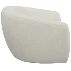 Capra White Art Deco Swivel Chair - Ornate Home