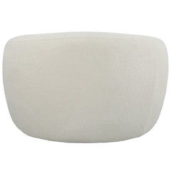Capra White Art Deco Swivel Chair - Ornate Home