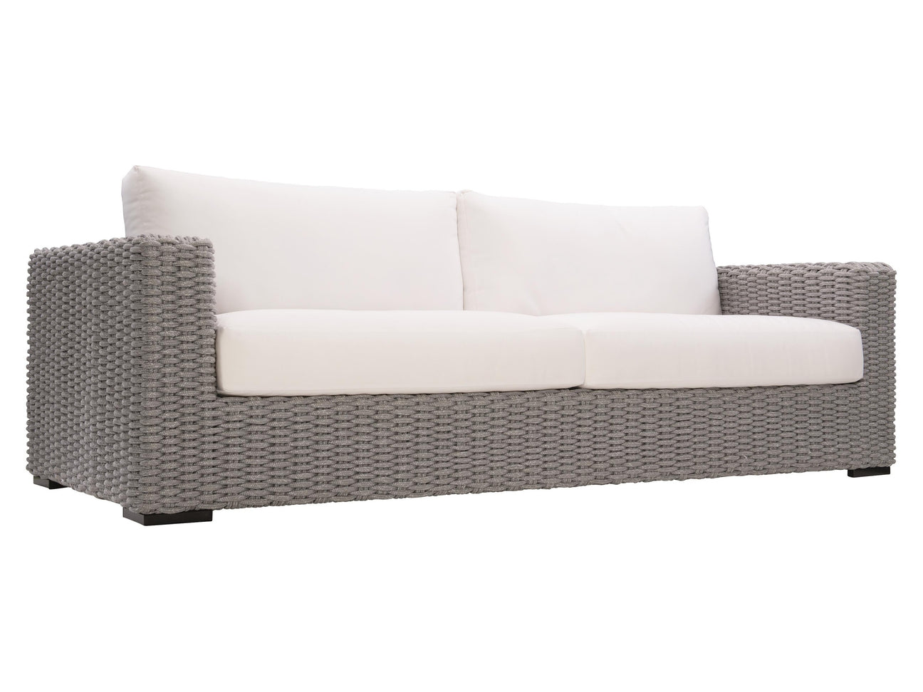 Capri Grey Mist/White/Cream Outdoor Sofa - Ornate Home