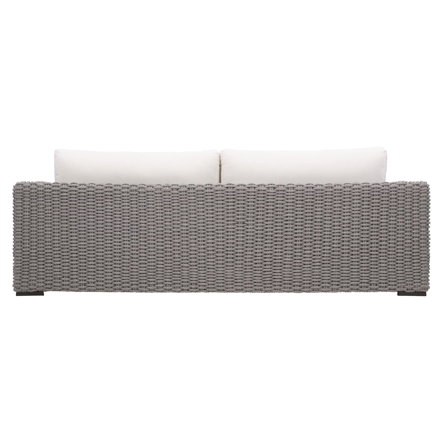Capri Grey Mist/White/Cream Outdoor Sofa - Ornate Home