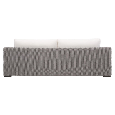 Capri Grey Mist/White/Cream Outdoor Sofa - Ornate Home