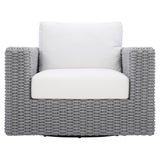 Capri Raven/Grey Mist Outdoor Swivel Chair - Ornate Home