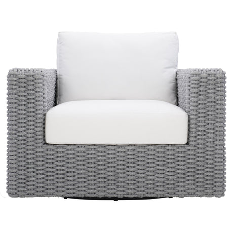 Capri Raven/Grey Mist Outdoor Swivel Chair - Ornate Home