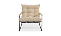 Capri Sand Outdoor Lounge Chair - Ornate Home