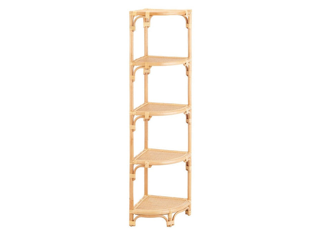 Capri Tan Corner Shelf - Ornate Home