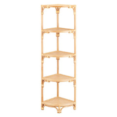 Capri Tan Corner Shelf - Ornate Home