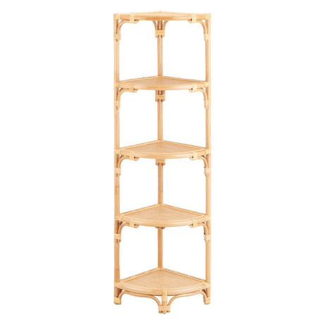 Capri Tan Corner Shelf - Ornate Home
