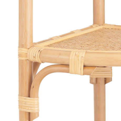 Capri Tan Corner Shelf - Ornate Home