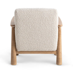 Caprice Beige Natural Accent Chair - Ornate Home