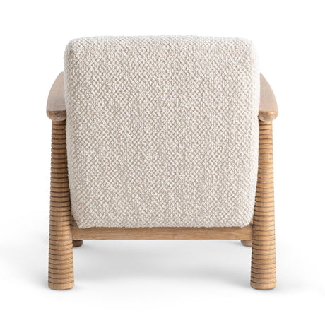 Caprice Beige Natural Accent Chair - Ornate Home
