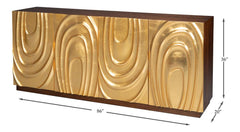 Capriole Brown Credenza - Ornate Home
