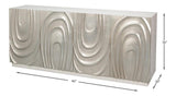 Capriole White Credenza - Ornate Home