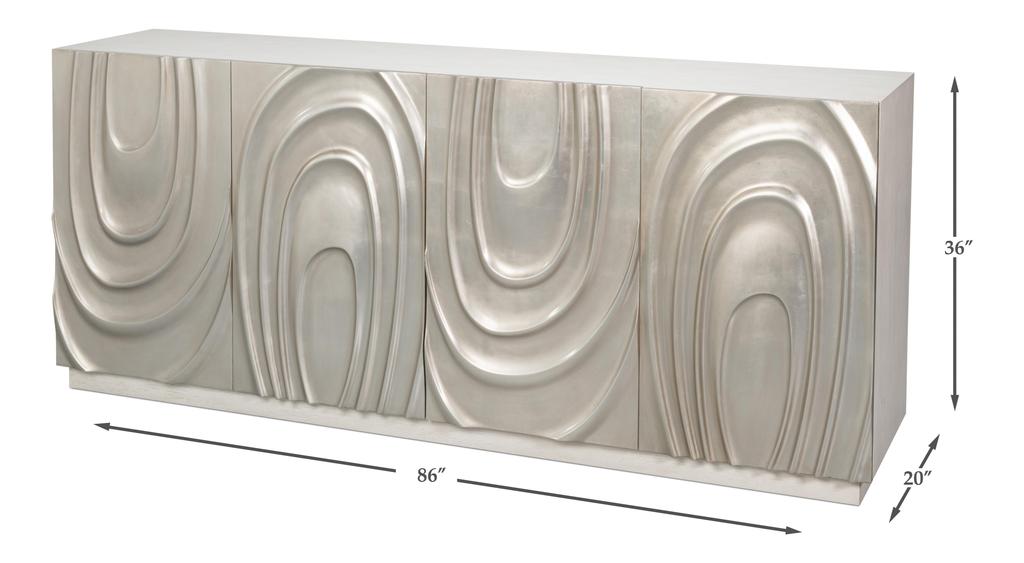 Capriole White Credenza - Ornate Home
