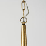 Capsa Antiqued Gold/Silver Metal Dome Pendant Light - Ornate Home