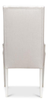 Captains White Chair - Ornate Home
