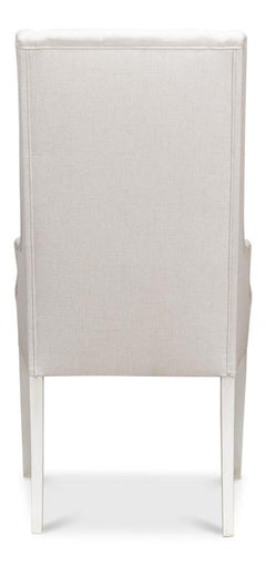 Captains White Chair - Ornate Home