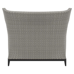 Captiva Pewter Grey/White/Cream Outdoor Chair 1/2 - Ornate Home