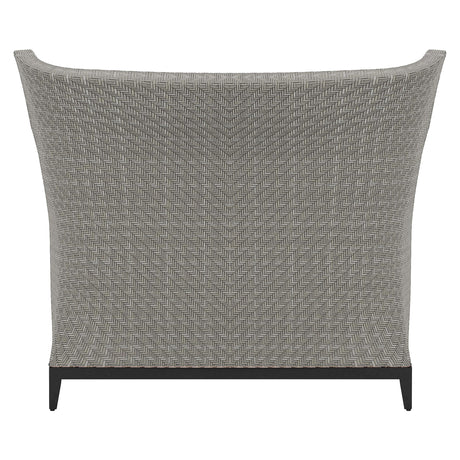 Captiva Pewter Grey/White/Cream Outdoor Chair 1/2 - Ornate Home