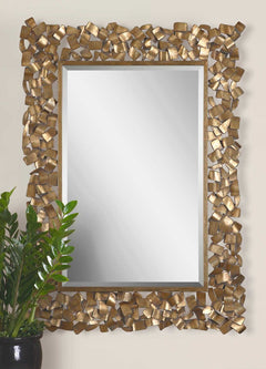 Capulin Antique Gold Mirror - Ornate Home