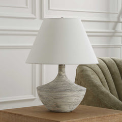Carafe Bronze/Brown/White Ceramic Table Lamp - Ornate Home