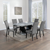 Caralin Gray  & Black Side Chair (Set of 2) - Ornate Home