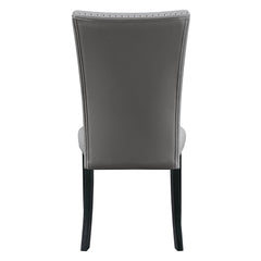 Caralin Gray  & Black Side Chair (Set of 2) - Ornate Home