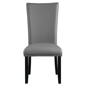 Caralin Gray  & Black Side Chair (Set of 2) - Ornate Home