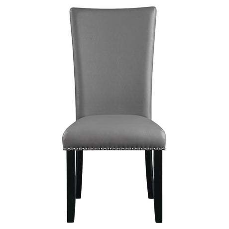 Caralin Gray  & Black Side Chair (Set of 2) - Ornate Home