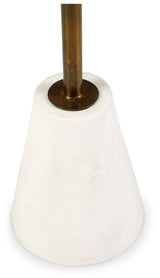 Caramont Black/White/Gold Finish Accent Table (Online Special Price) - Ornate Home