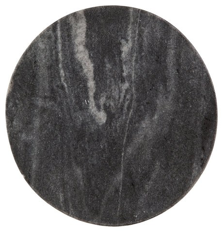 Caramont Black/White/Gold Finish Accent Table - Ornate Home