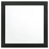 Caraway Black 4-piece California King Bedroom Set - Ornate Home