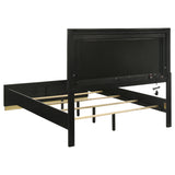 Caraway Black California King Panel Bed - Ornate Home