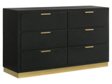 Caraway Black Dresser - Ornate Home