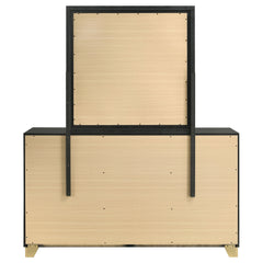 Caraway Black Dresser and Mirror - Ornate Home