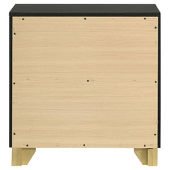 Caraway Black Nightstand - Ornate Home