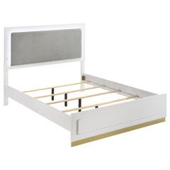 Caraway White 5-piece California King Bedroom Set - Ornate Home