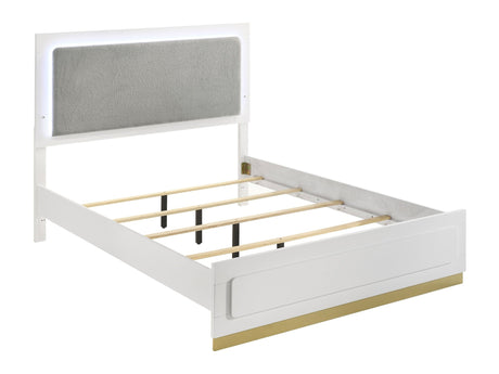 Caraway White California King Panel Bed - Ornate Home