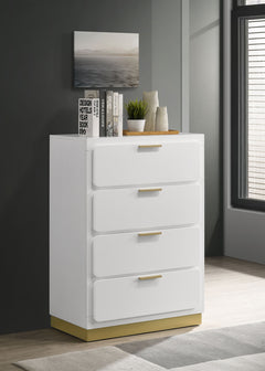Caraway White Chest - Ornate Home