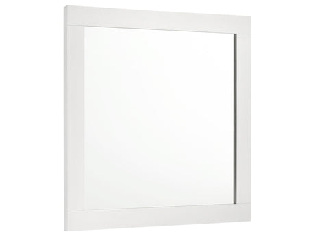 Caraway White Dresser Mirror - Ornate Home