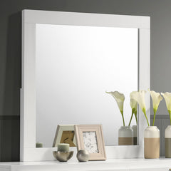 Caraway White Dresser Mirror - Ornate Home