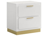 Caraway White Nightstand - Ornate Home