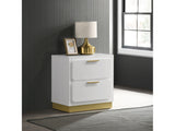 Caraway White Nightstand - Ornate Home