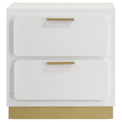 Caraway White Nightstand - Ornate Home