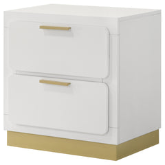 Caraway White Nightstand - Ornate Home