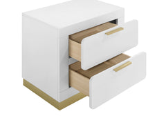Caraway White Nightstand - Ornate Home