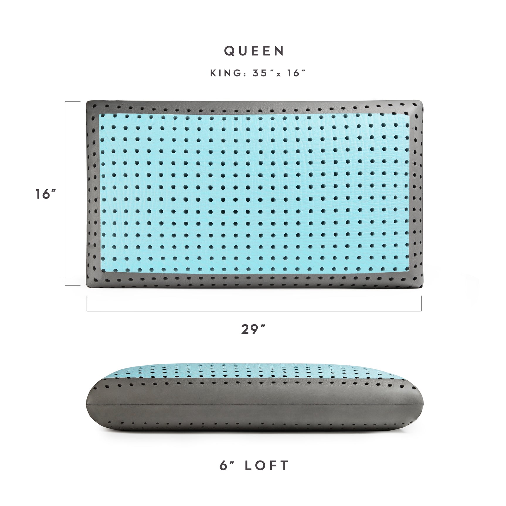 CarbonCool LT + Omniphase White King Pillow - Ornate Home