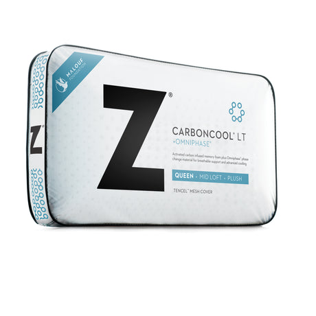 CarbonCool LT + Omniphase White Queen Pillow - Ornate Home