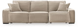 Carceri Cashmere 3-Piece Power Sectional Reclining Sofa - Ornate Home