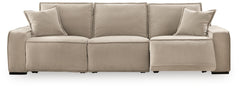 Carceri Cashmere 3-Piece Power Sectional Reclining Sofa - Ornate Home